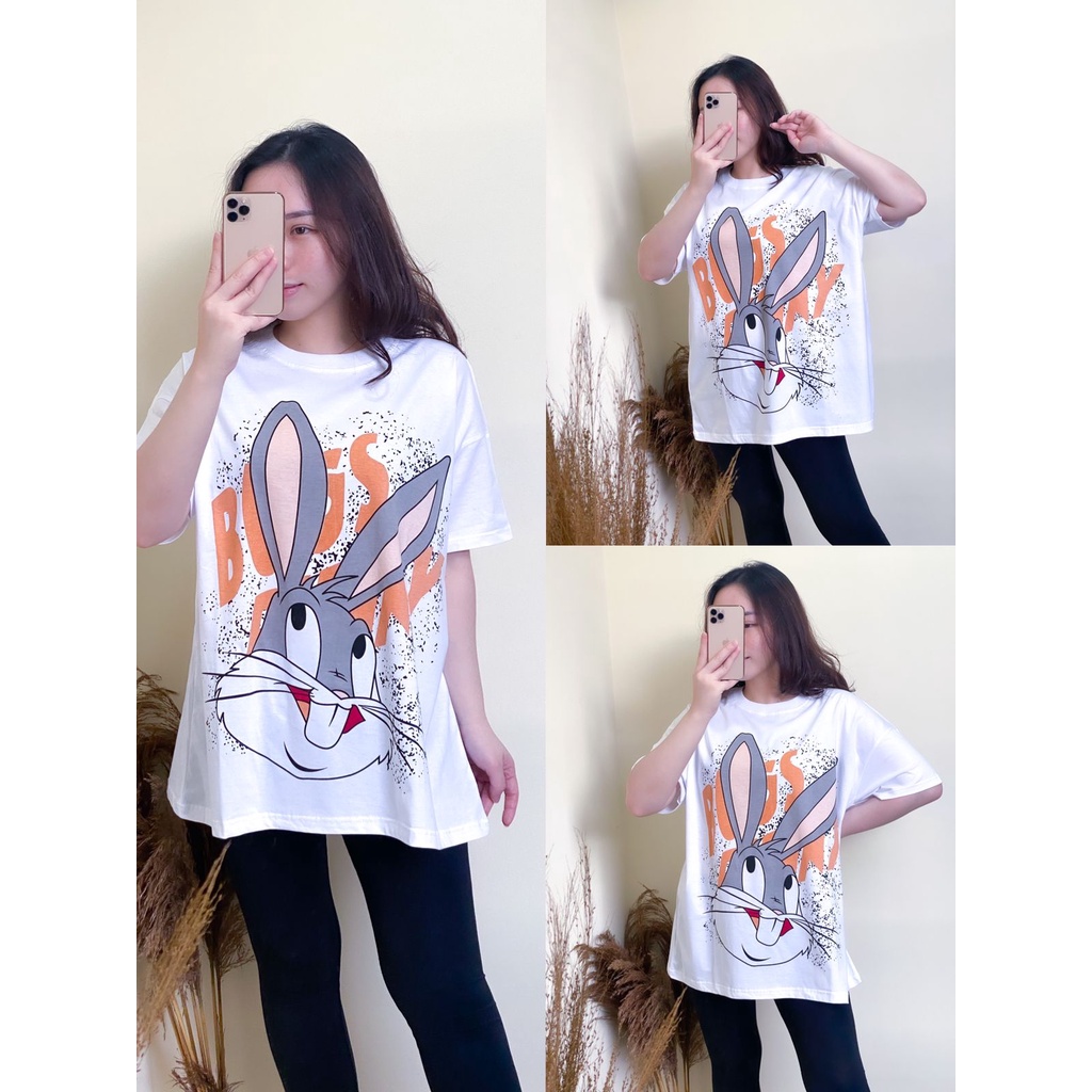 Kaos Wanita Bigsize ld 120 Ukuran XXXL Atasan Wanita Jumbo Motif Lucu