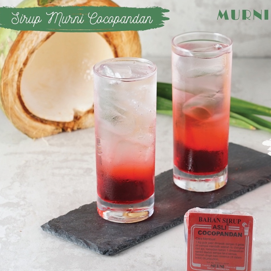 

COCOPANDAN - BAHAN SIRUP MURNI (GANDARASA MURNI)