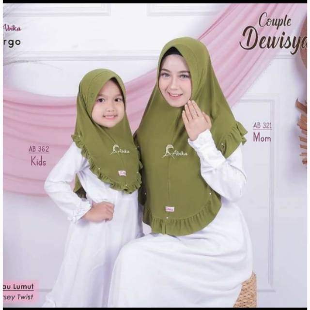 Bergo abika dewisya (MOM) Hijau Lumut