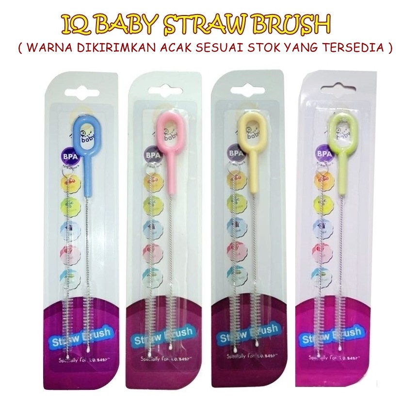 IQ BABY STRAW BRUSH / SIKAT SEDOTAN IQ BABY