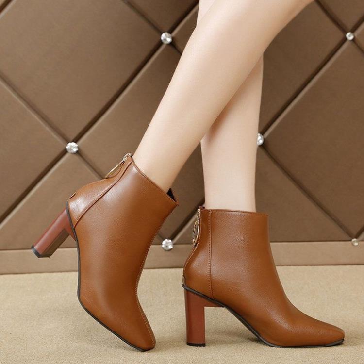 [ Import Design ] Sepatu Boots Heels Wanita Korea Import Premium Quality ID164