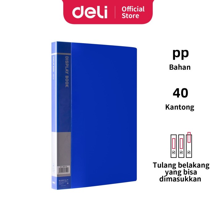 

READY Deli EB01802 Display Book/Clear Holder- FC 60P - RANDOM BERMUTU