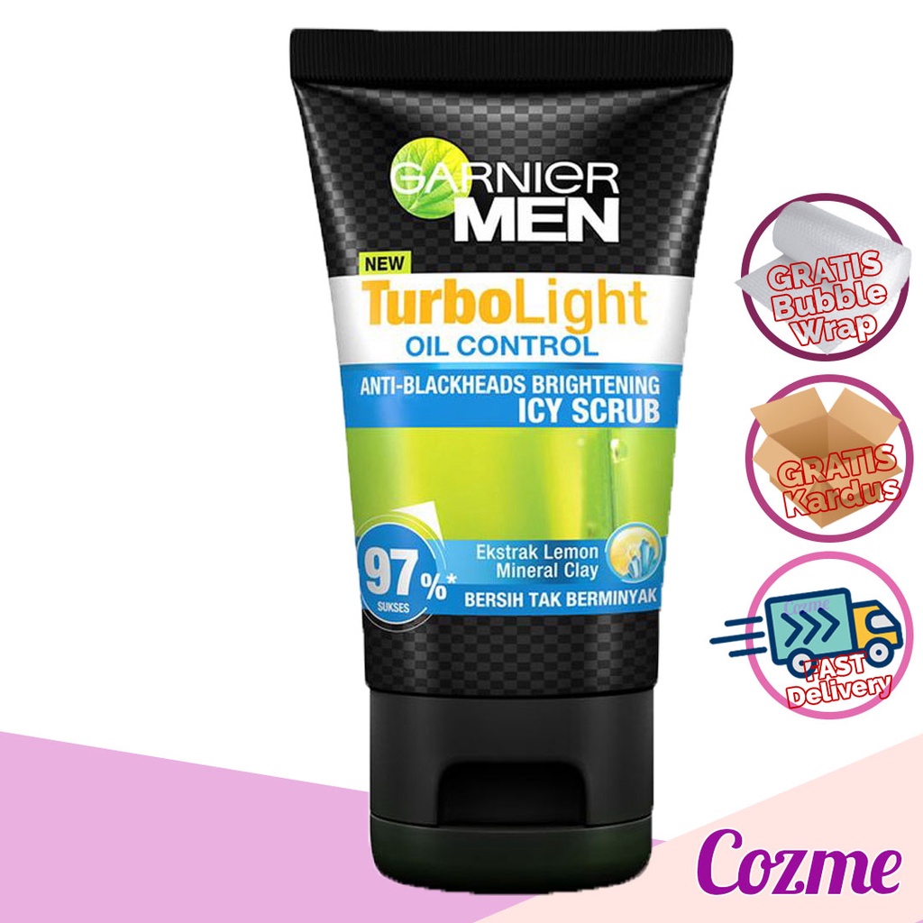 GARNIER MEN TurboLight Oil Control Icy Scrub