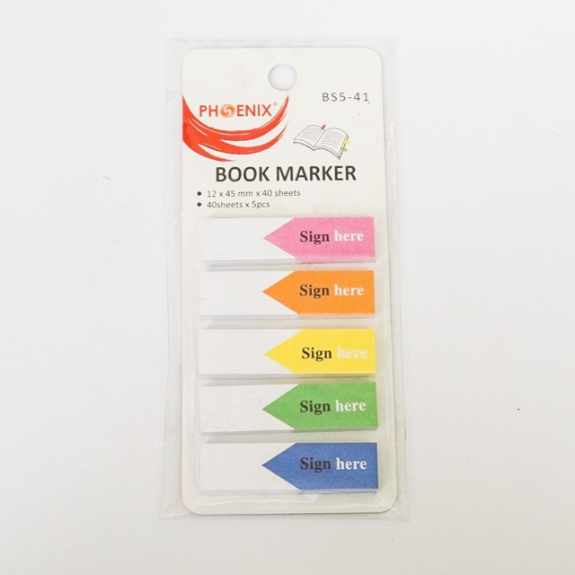 

PHOENIX BOOK MARKER BS5-41