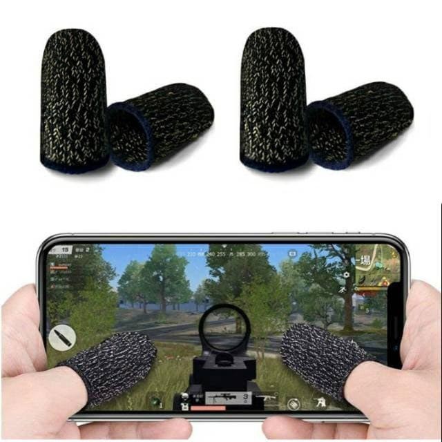 RGAKSESORIS SARUNG JEMPOL Jari Isi 2Pcs 1 Pasang Anti Basah For Game mobile Jari gamer Finger Cots