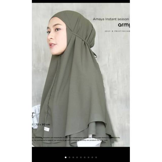 Khimar non pet/hijab 2layer ceruty baby doll