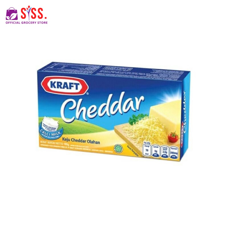 

Keju Kraft cheddar [Size : 165 gr]