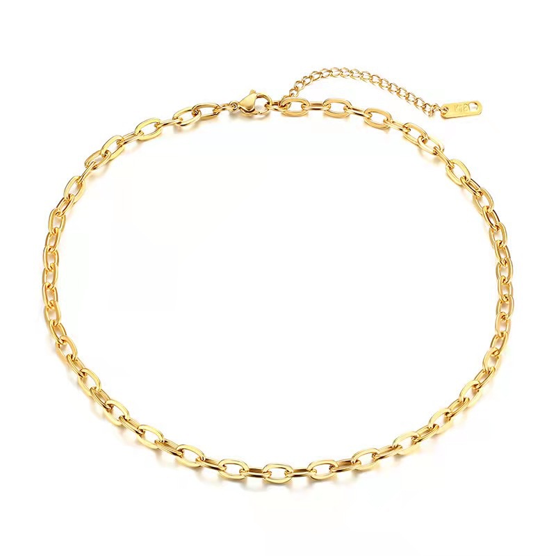 Kalung choker regal titanium anti karat