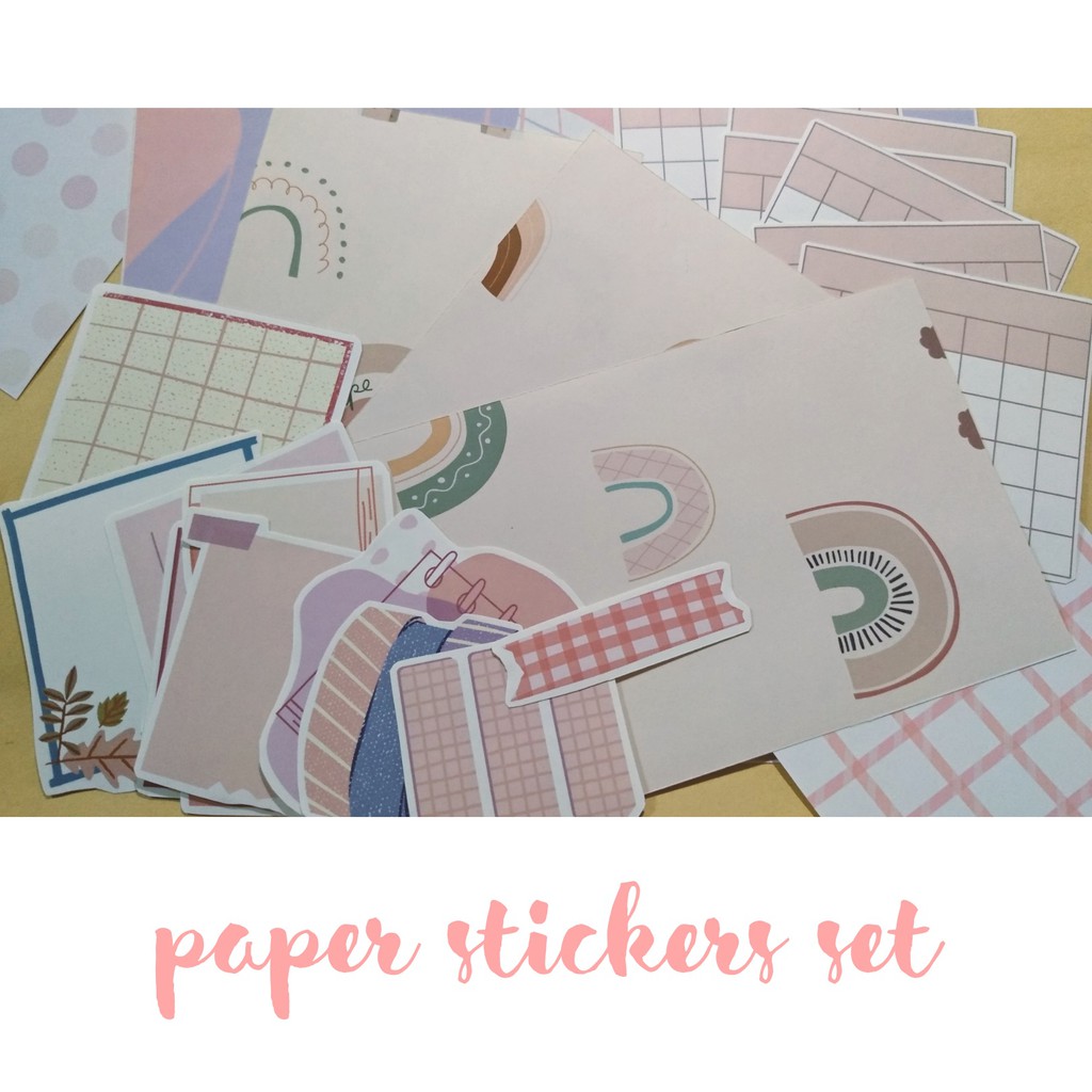

✧ Paper Stickers Set for Journaling/BuJo ✧