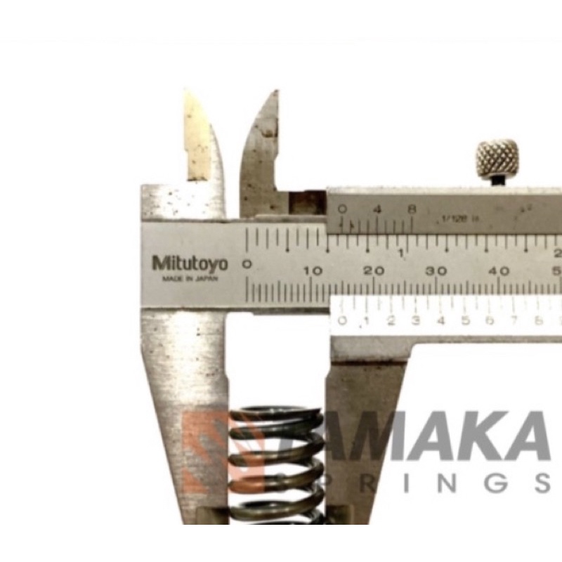 per Spring Pegas Tekan OD 15mm Kawat 2mm Panjang 10mm Baja
