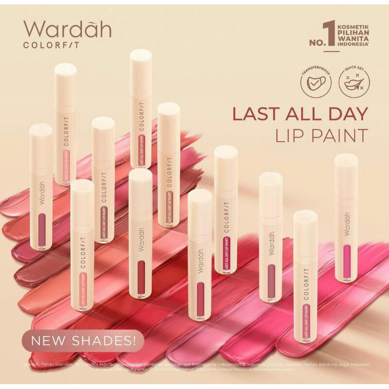 Wardah Colorfit Last All Day Lip Paint