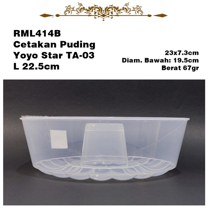 Cetakan Puding/Agar Yoyo Star