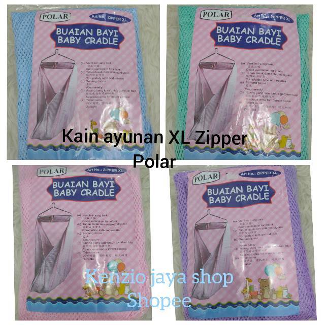 Kain ayunan sleting ukuran xl  merk polar