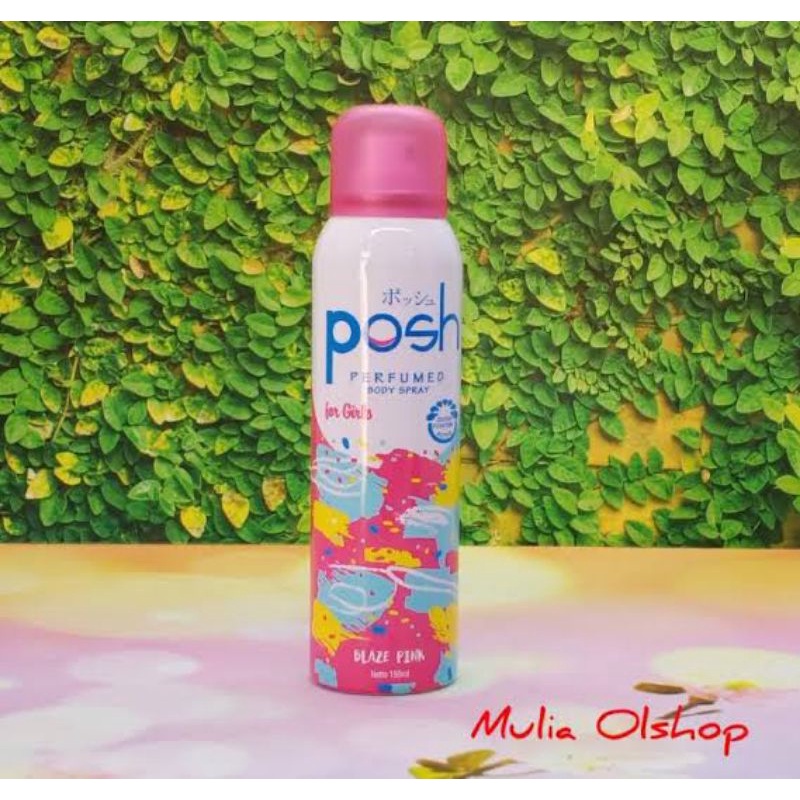ORIGINAL POSH GIRL BODY SPRAY BLAZE PINK 150 ML / POSH PERFUMED GIRLS