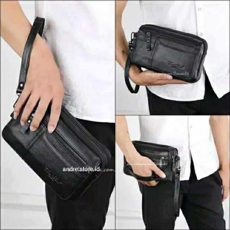 handbag pria/wanita/handbag clutch/kulit asli
