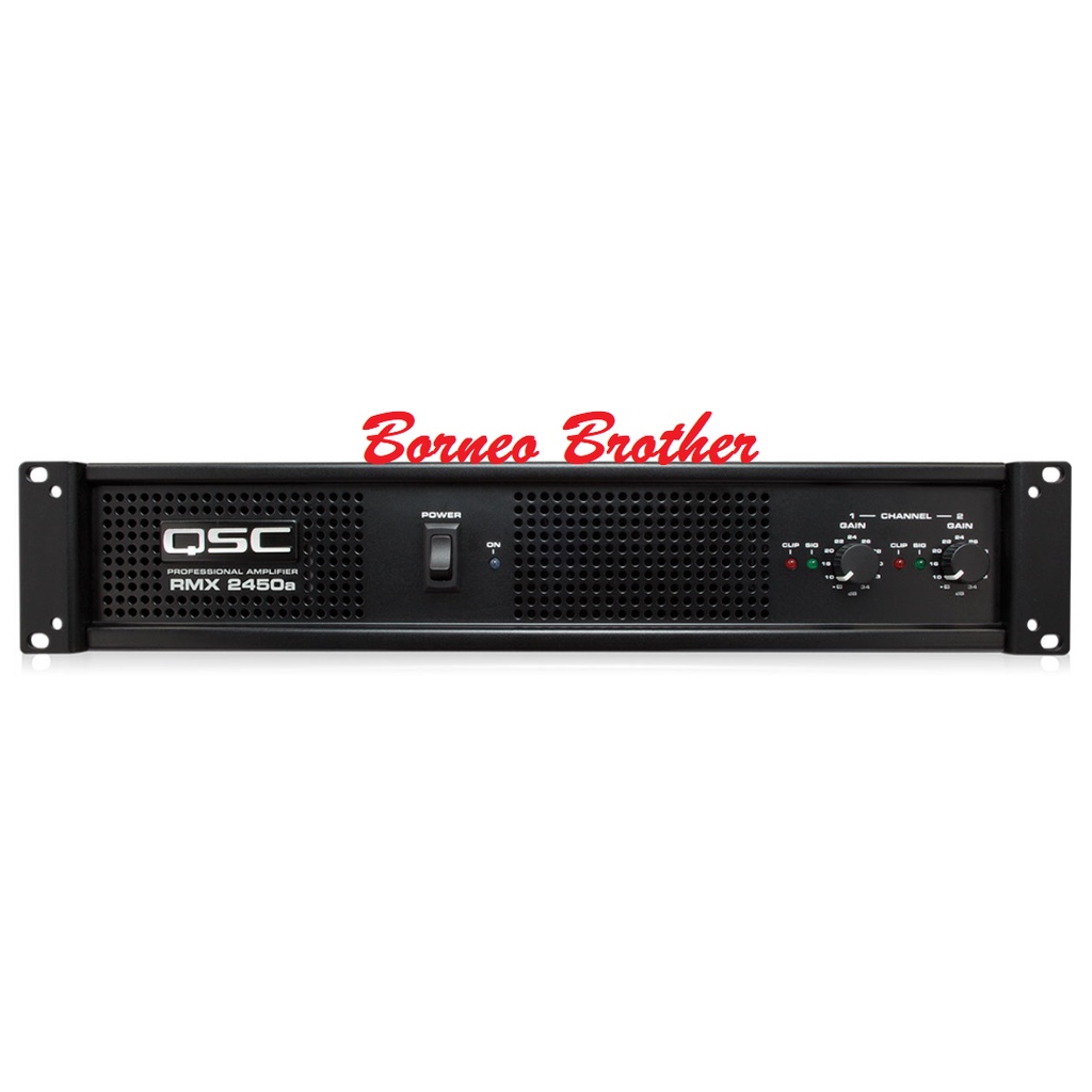 QSC RMX 2450a RMX 2450 a Original Power Amplifier 2 x 450 Watt @8 Ohm