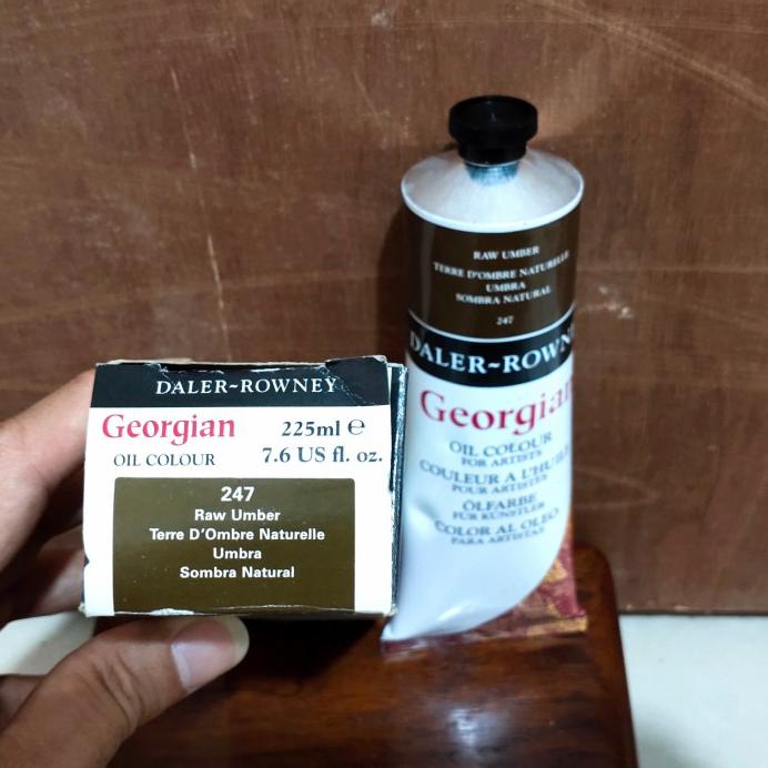 

CAT MINYAK OIL COLOUR DALER ROWNEY GEORGIAN RAW UMBER 225 ML