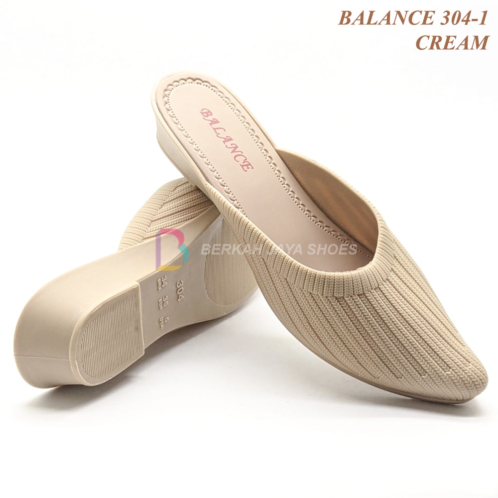 Sepatu Sandal Balance 304 - Sepatu Sandal Wanita Import Premium - Sepatu Sandal Wedges Karet Jelly