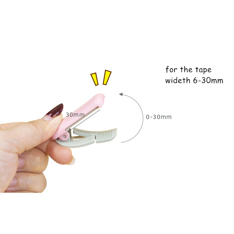 Washi Tape Hand Cutter Masking Tape Mini Cut Portable Dispenser LUNA