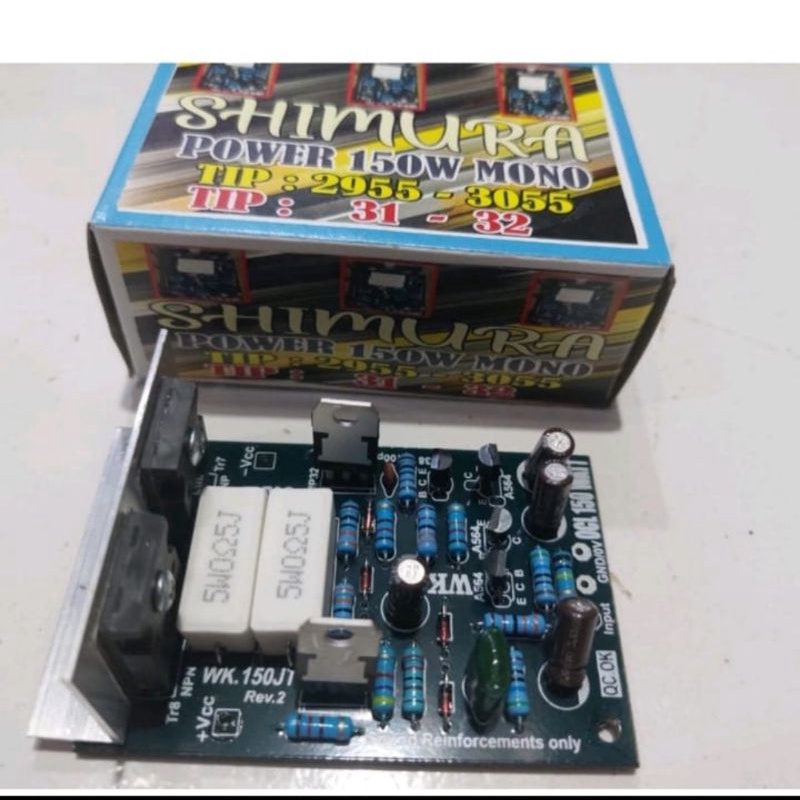 Jual Kit Power Ampli Amplifier 150 Watt 150Watt 150W Mono TIP3055 2955