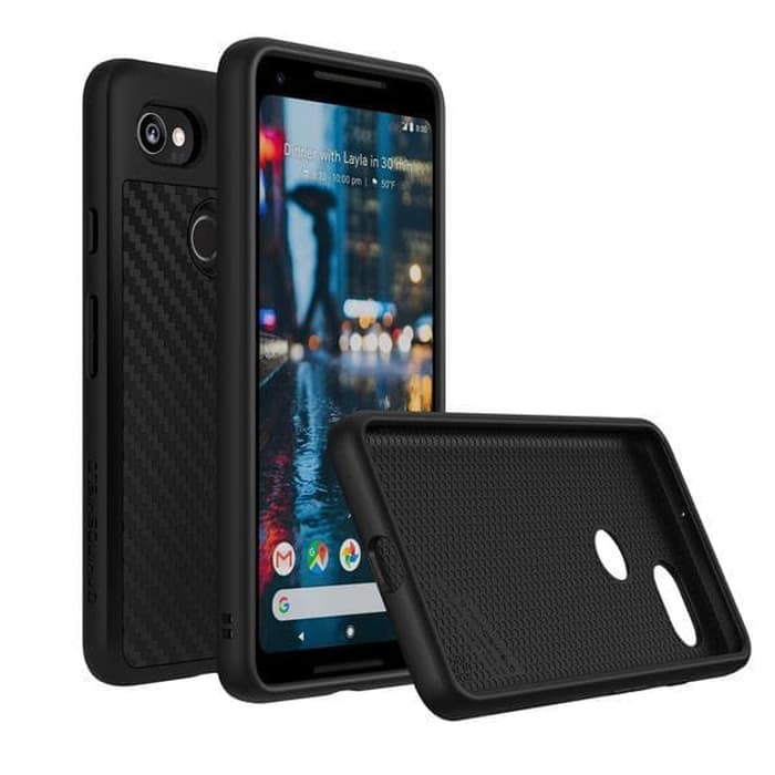 Rhinoshiel solidsuit black carbon fiber case for Google Pixel 2XL