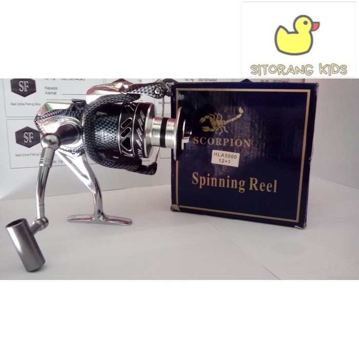 [Promo] Reel Pancing Full Metal Hla Scorpion/Qunhai 5000 dan 6000 12+1 BB