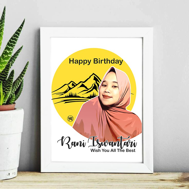 

Karikatur CETAK + SOFT FILE + FIGURA 25cmx30cm