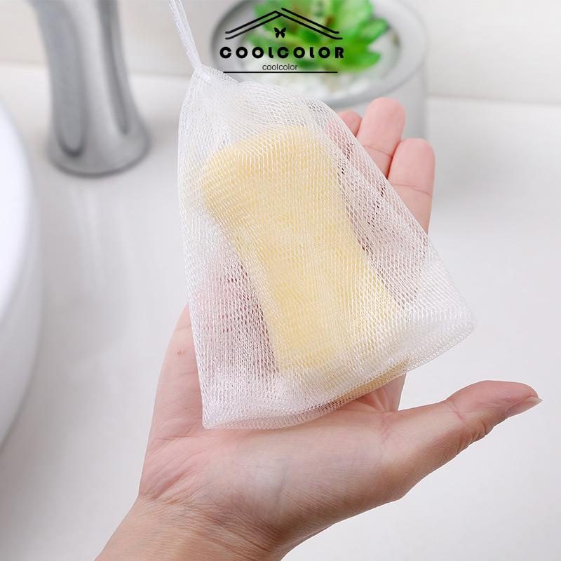 COD Foaming Mesh Pembersih Wajah Cleansing Mesh Handmade Soap Mesh Bag- cl