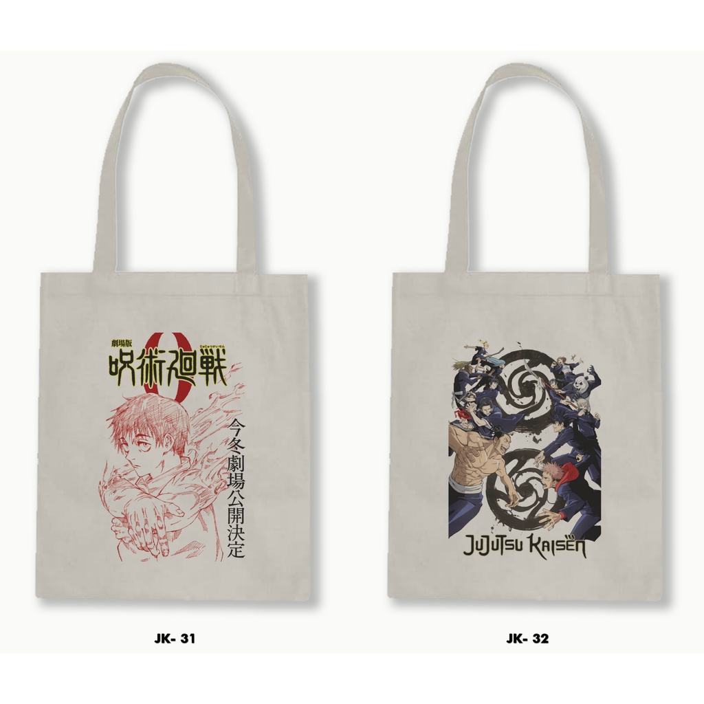 TOTE BAG BLACU - JUJUTSU KAISEN /ANIME/MANGA 03