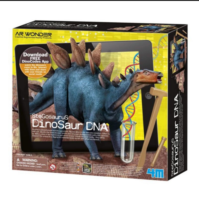 4m Stegosaurus Dinosaur Dna Science Toys Shopee Indonesia