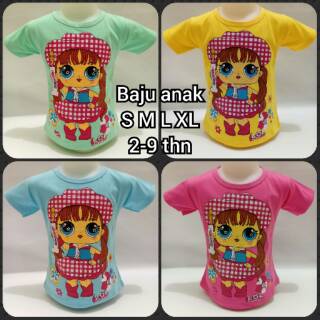 Baju anak anak LOL motif kotak Kaos anak anak Shopee Baju anak anak LOL motif kotak Kaos anak anak Shopee