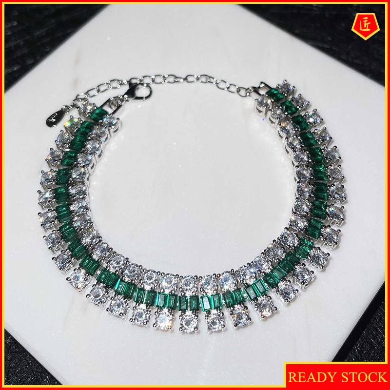 [Ready Stock]Luxury Micro-Inlaid Diamond Adjustable Bracelet