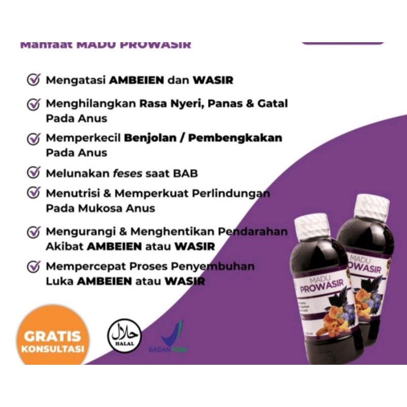 

Madu Prowasir original ambien dan wasir