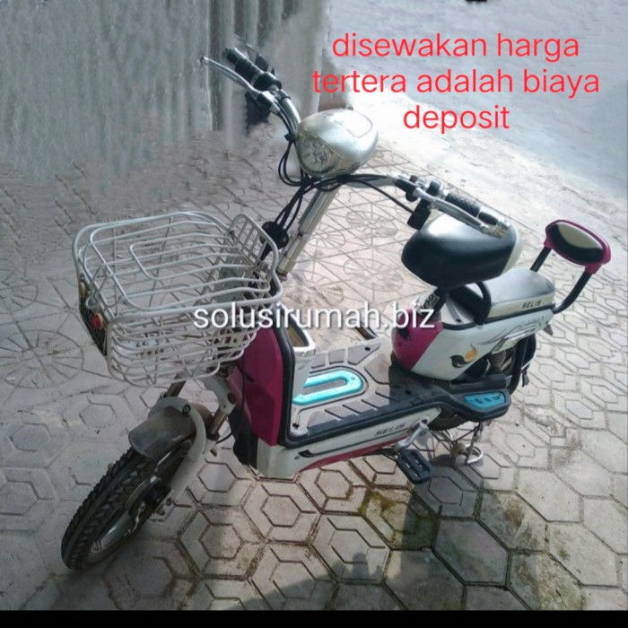 disewakan sepeda listrik selis sewa ebike grabwheels wheel grab e bike