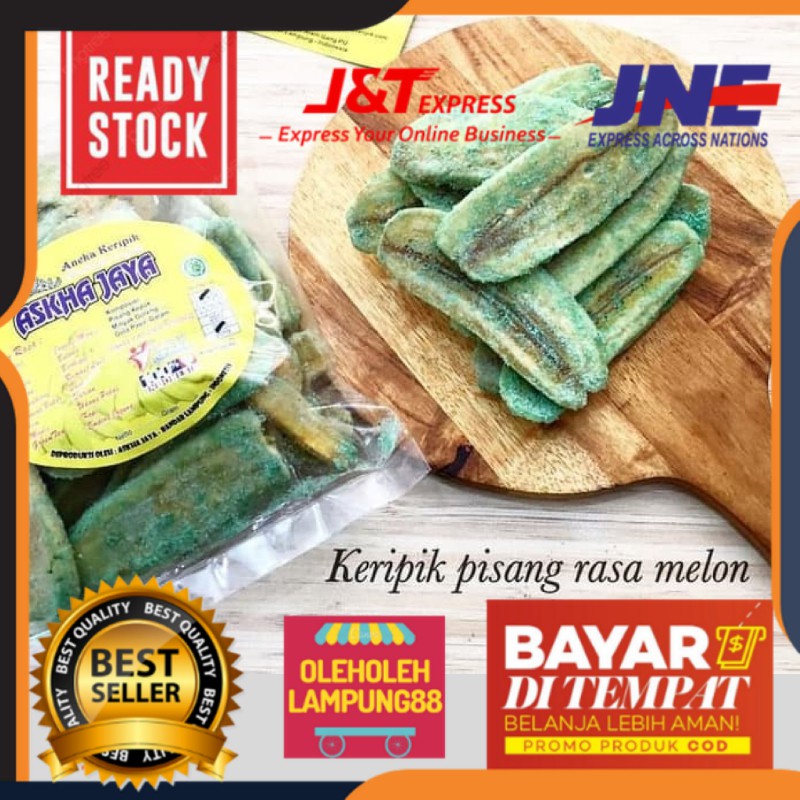 

Askha Jaya Keripik Pisang Kepok Rasa Melon Kemasan 215Gr Keripik Pisang Kepok Oleh Oleh Lampung