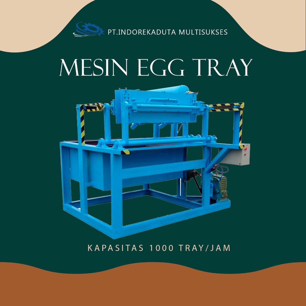 Mesin Egg Tray ET-010 Include pengering model single layer brick klin