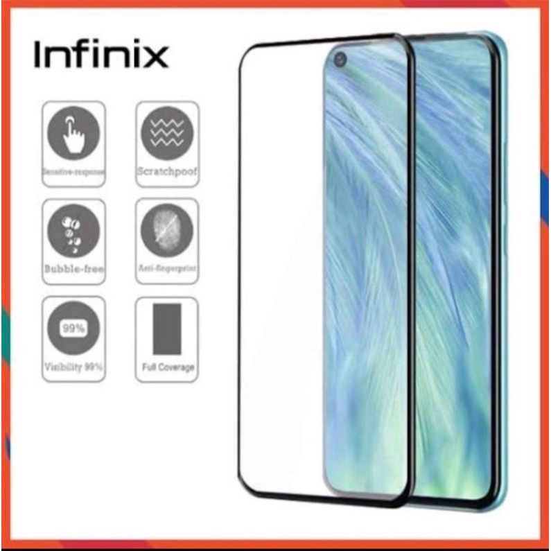 INFINIX TEMPERED GLASS 5D FULL COCER S4/S5/SMART 3/ZERO 8/HOT 7/HOT 8/HOT 9/NOTE 7/NOTE 7 LITE 8 HOT 9 8 PLAY 10 SMART 6 11 10 PRO 12 6+ + 12i 2022 20 20S 20i 5G TEMPER ANTI GORES PELINDUBG LAYAR SCREEN GUARD PROTECTOR TG SMART 7 NOTE 12 5G 30 PRO