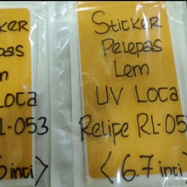 

sticker pelepas lem UV oca loca relife rl-053 5.6 dan 6.7 inch