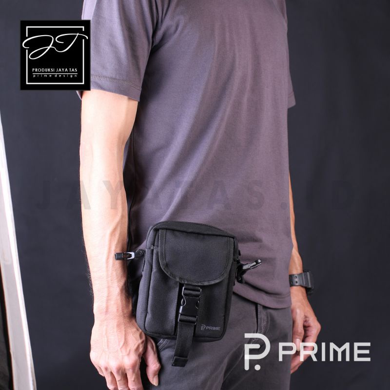 Tas Selempang Mini dan Tas Ikat Pinggang Pria Dapat Custom Logo Tas Hp Smartphone Handphone Tas Wani