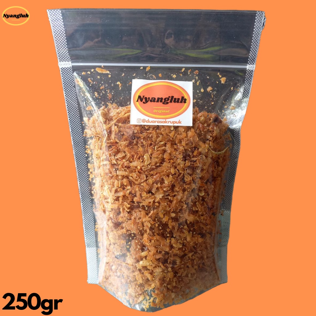 

Serundeng Kelapa Kacang Asli Bali 250gr / Serundeng Kelapa / Kacang