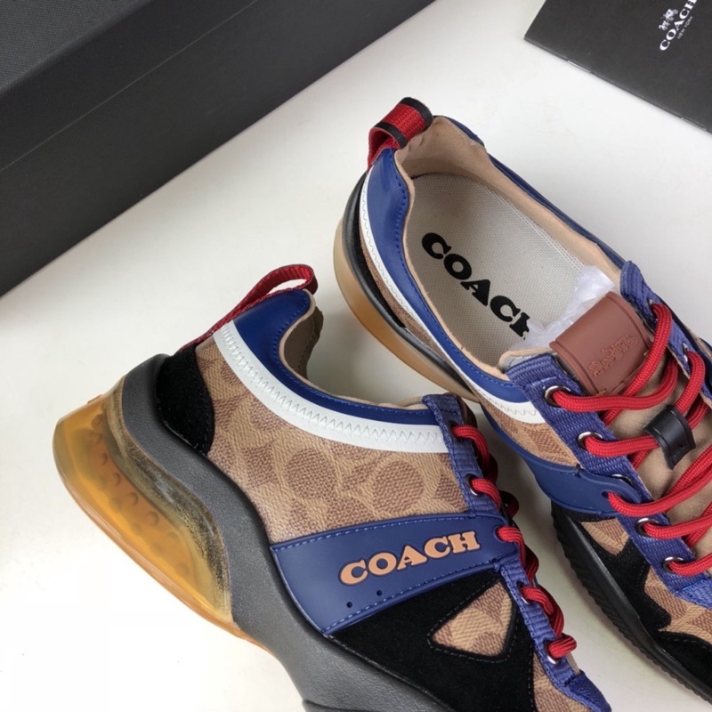 COACH Sneakers Shoes Multi Color Signature