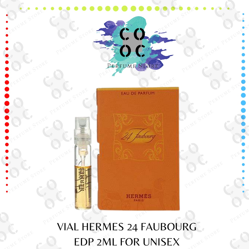 VIAL HERMES 24 FAUBOURG EDP 2ML FOR UNISEX
