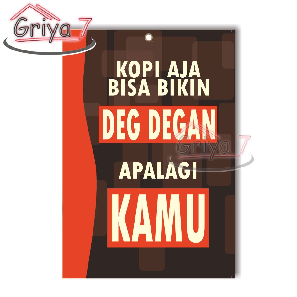 HIASAN DINDING KAFE MOTIVASI DEKORASI KAMAR PANJANGAN KOPI41