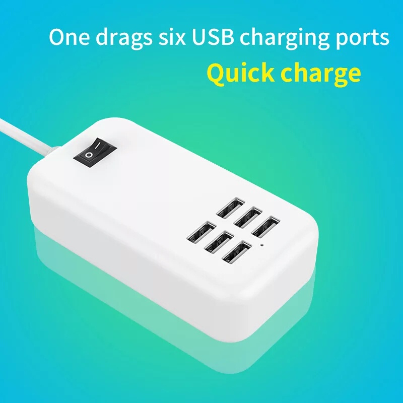 Adaptor USB Charger 6 Port / Charger USB 6 Port / Travel Usb