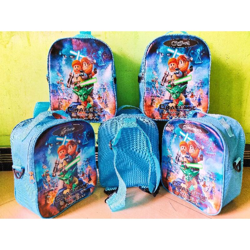 Tas ransel 3in 1 oval souvenir gambar printing castem free desain gambar bisa dikasih nama