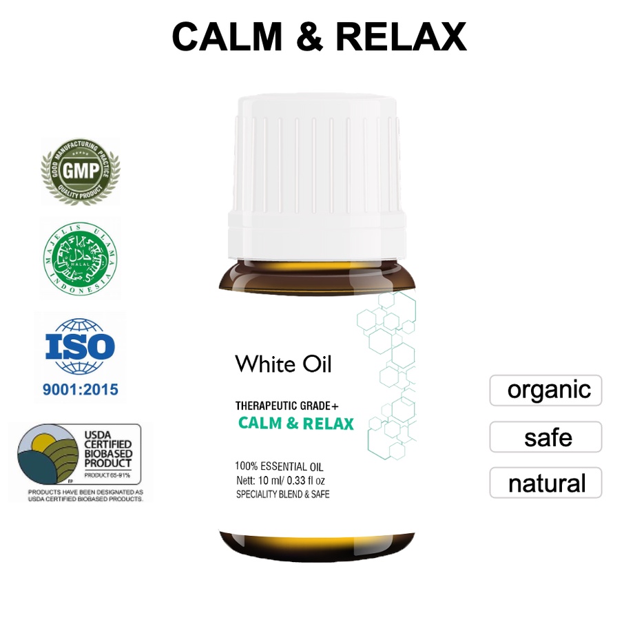 Calm &amp; Relax Essential Oil Aromaterapi By White Essential