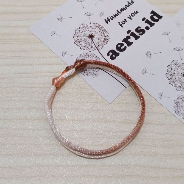 Gelang Tali Satin Rustic