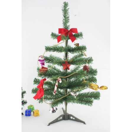 DEKORASI POHON NATAL MEJA KECIL 60 CM CHRISTMAS TREE TABLE AKSESORIES