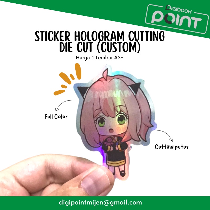 

CETAK STIKER HOLOGRAM A3+ / STIKER LABEL - DIE CUT