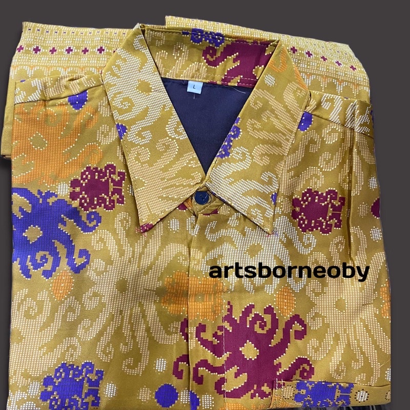 KEMEJA BATIK MOTIF KALIMANTAN